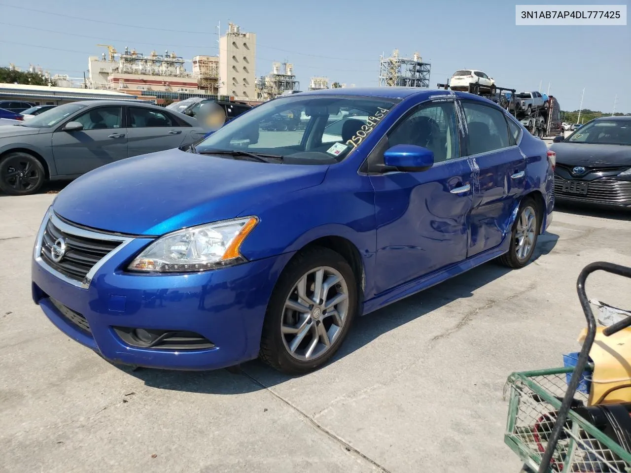 2013 Nissan Sentra S VIN: 3N1AB7AP4DL777425 Lot: 75034954