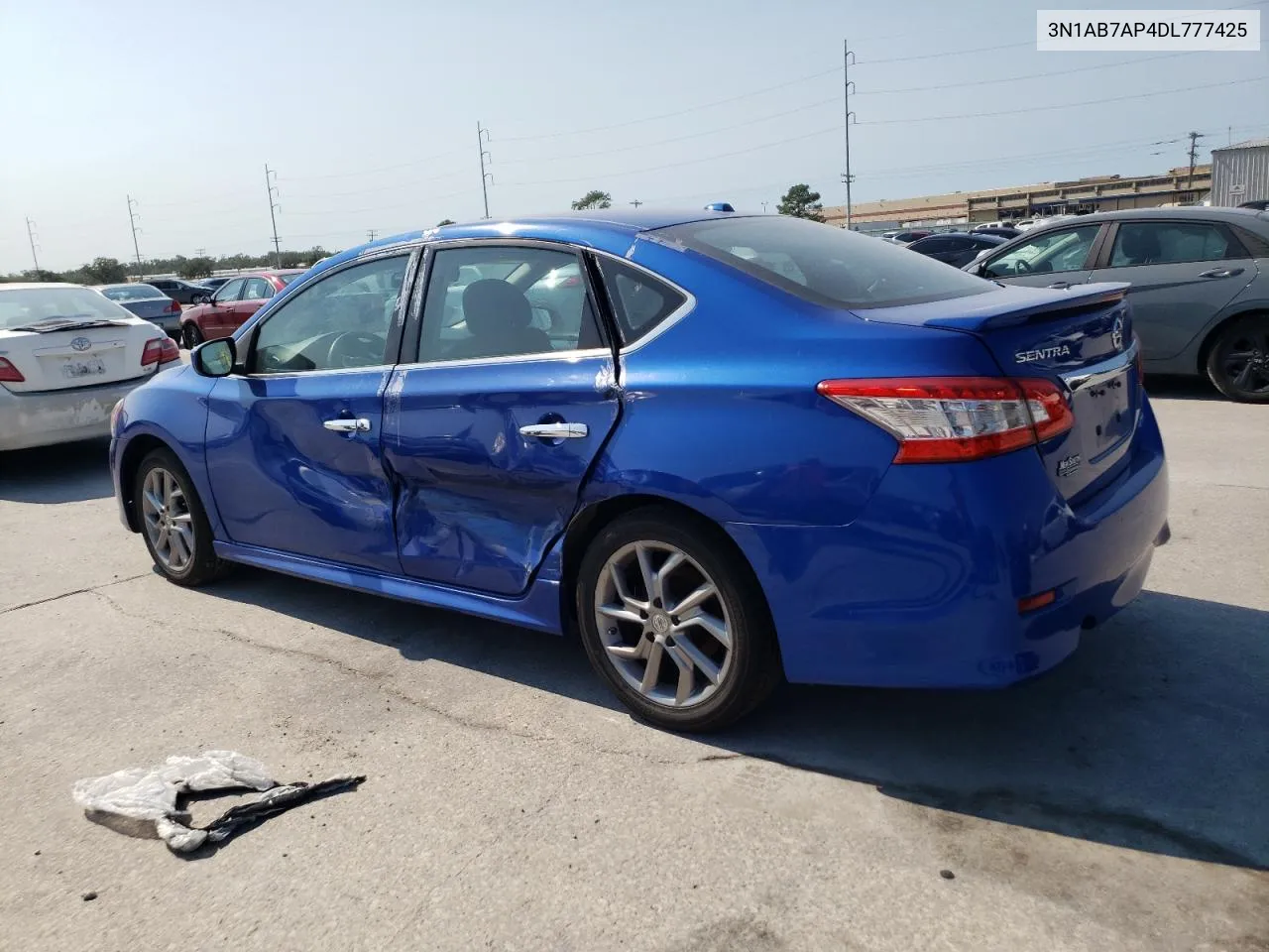 2013 Nissan Sentra S VIN: 3N1AB7AP4DL777425 Lot: 75034954