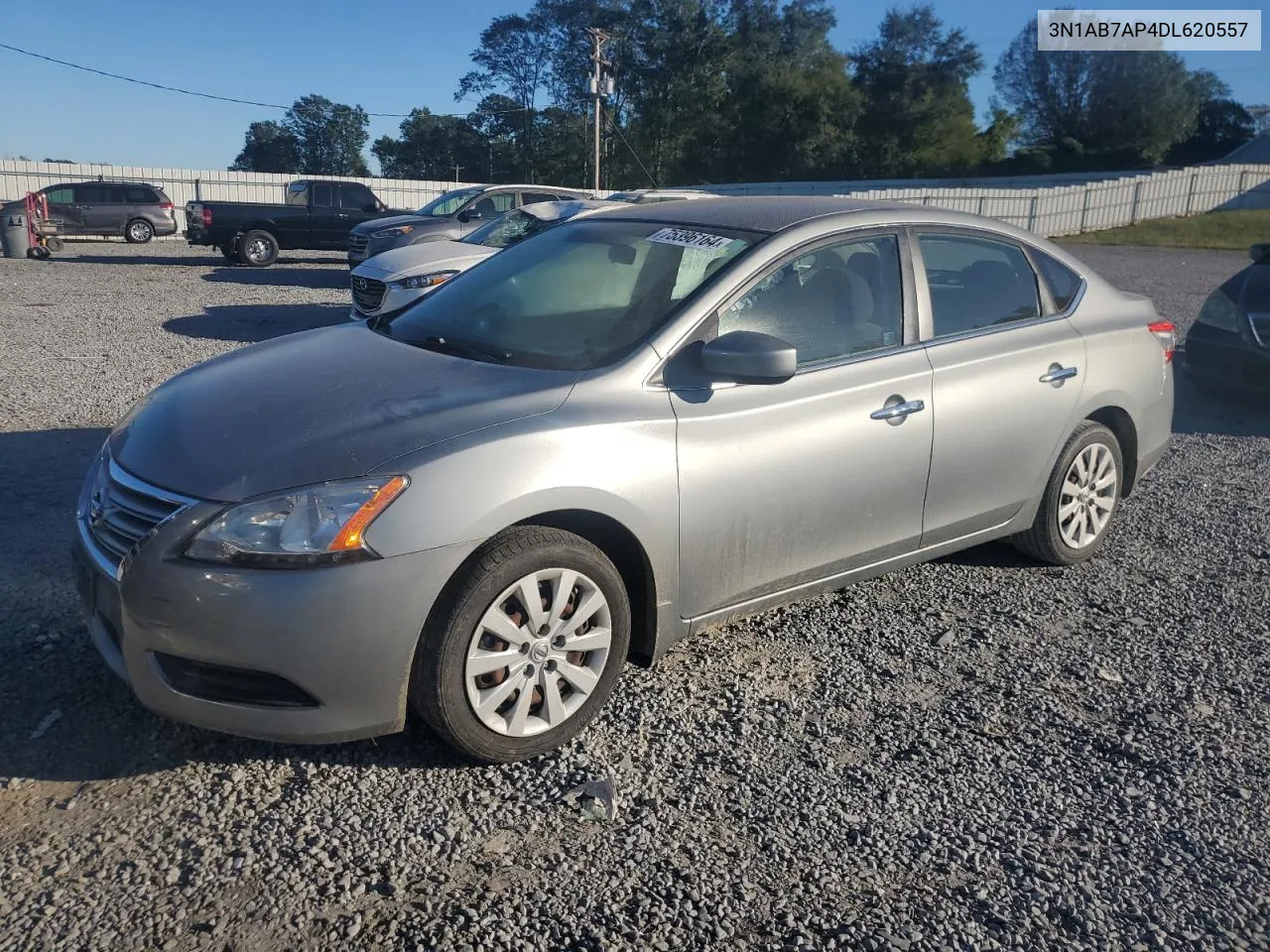 2013 Nissan Sentra S VIN: 3N1AB7AP4DL620557 Lot: 75396164