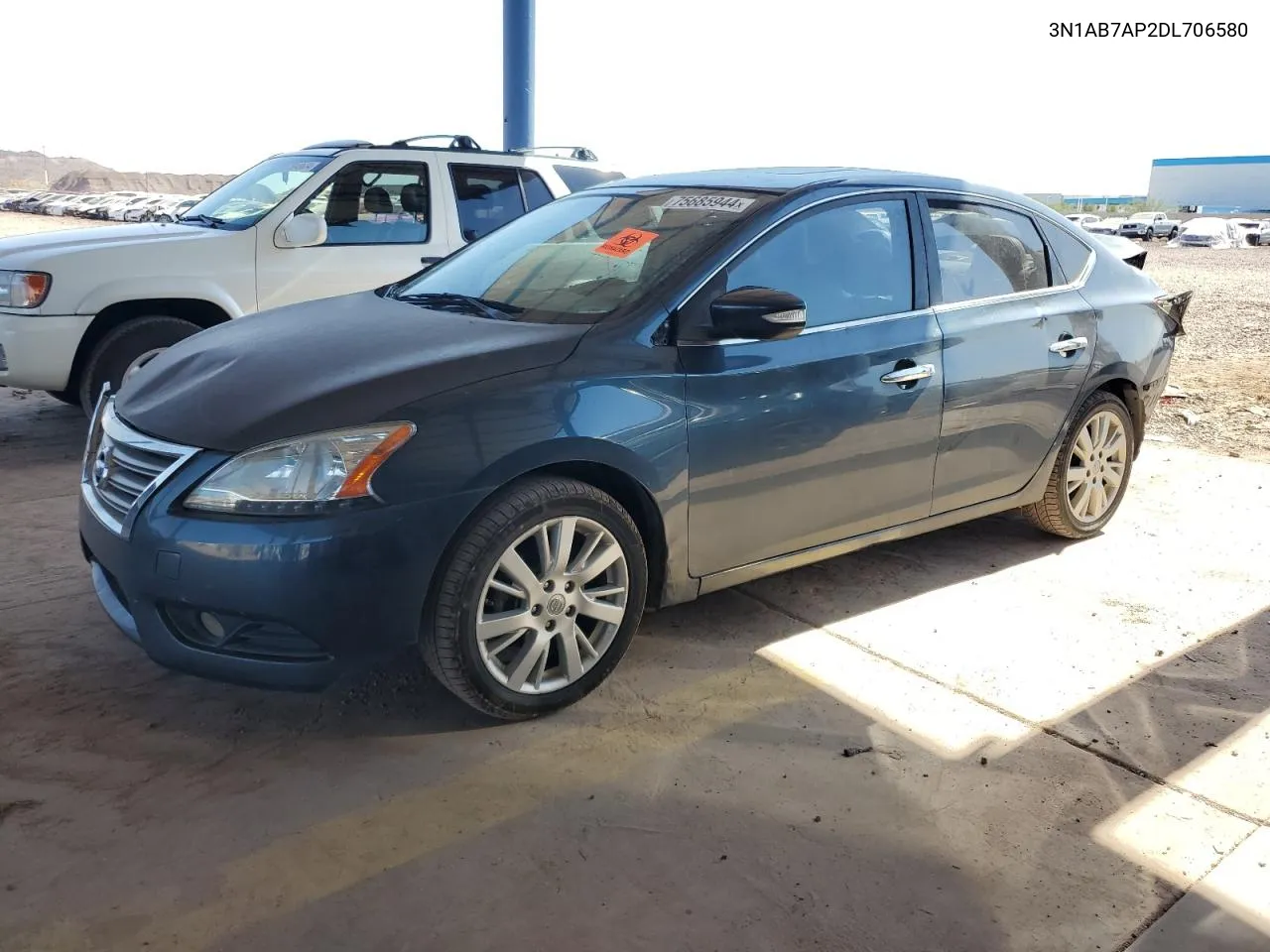 2013 Nissan Sentra S VIN: 3N1AB7AP2DL706580 Lot: 75685944