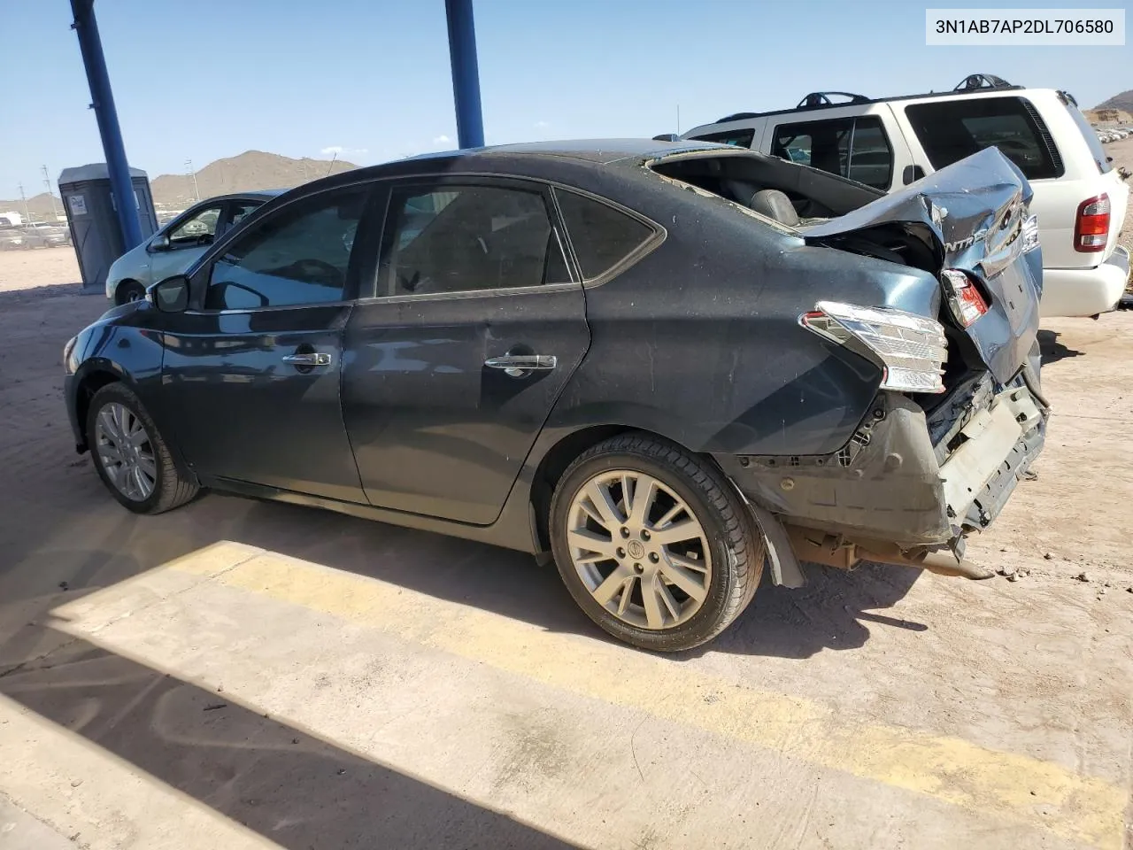 2013 Nissan Sentra S VIN: 3N1AB7AP2DL706580 Lot: 75685944