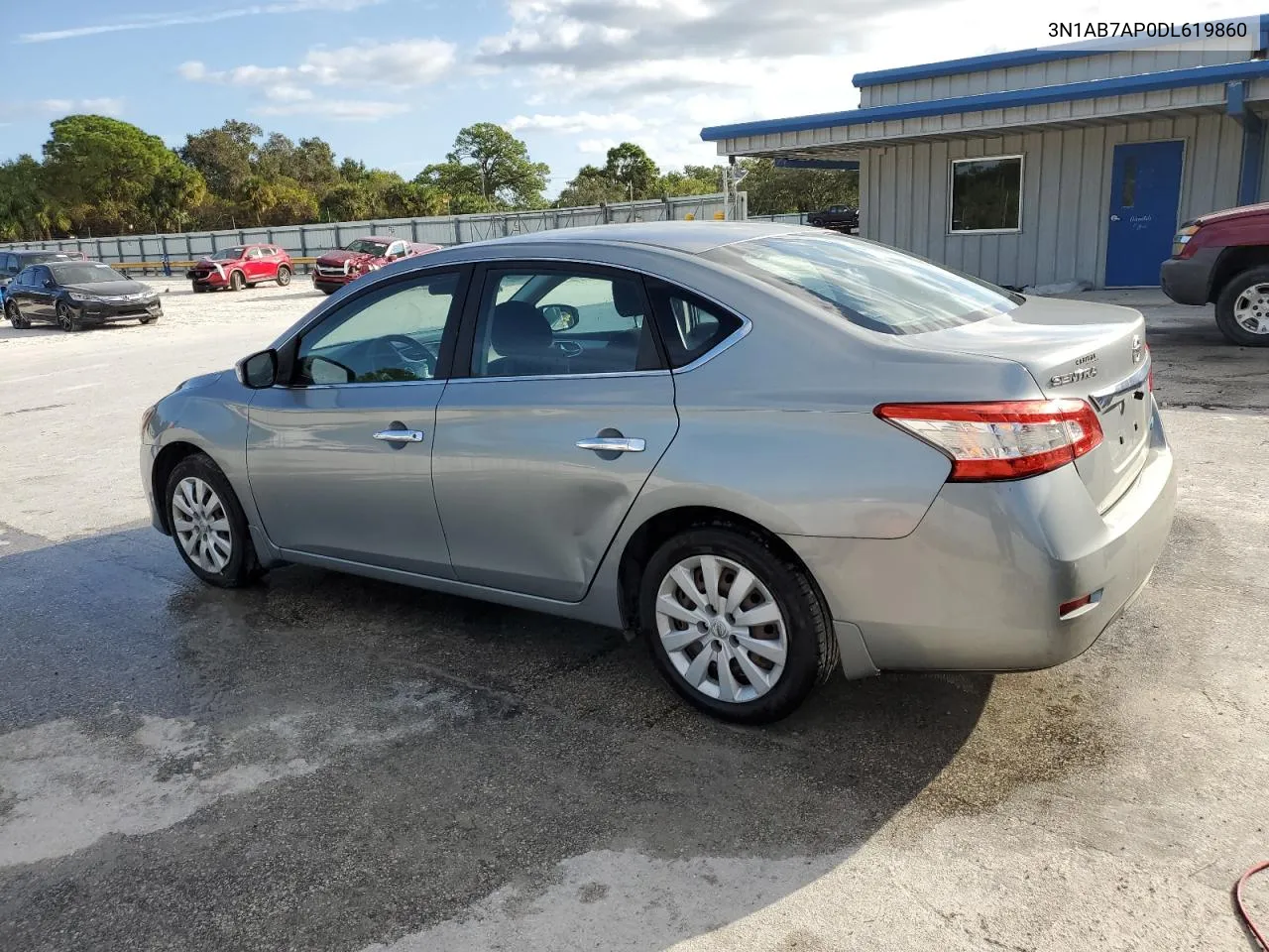 2013 Nissan Sentra S VIN: 3N1AB7AP0DL619860 Lot: 75824714