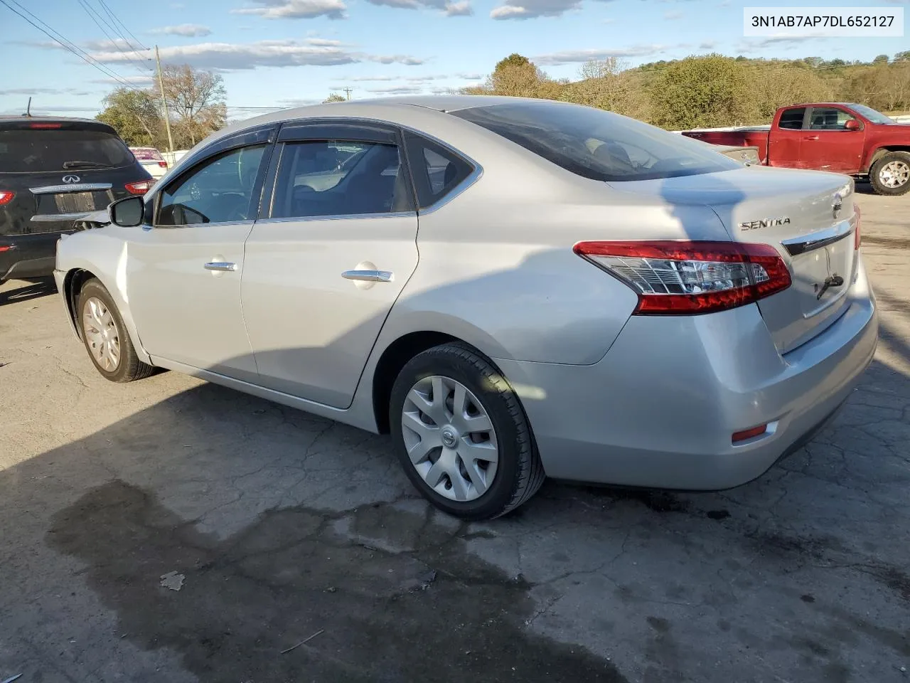 2013 Nissan Sentra S VIN: 3N1AB7AP7DL652127 Lot: 76309514