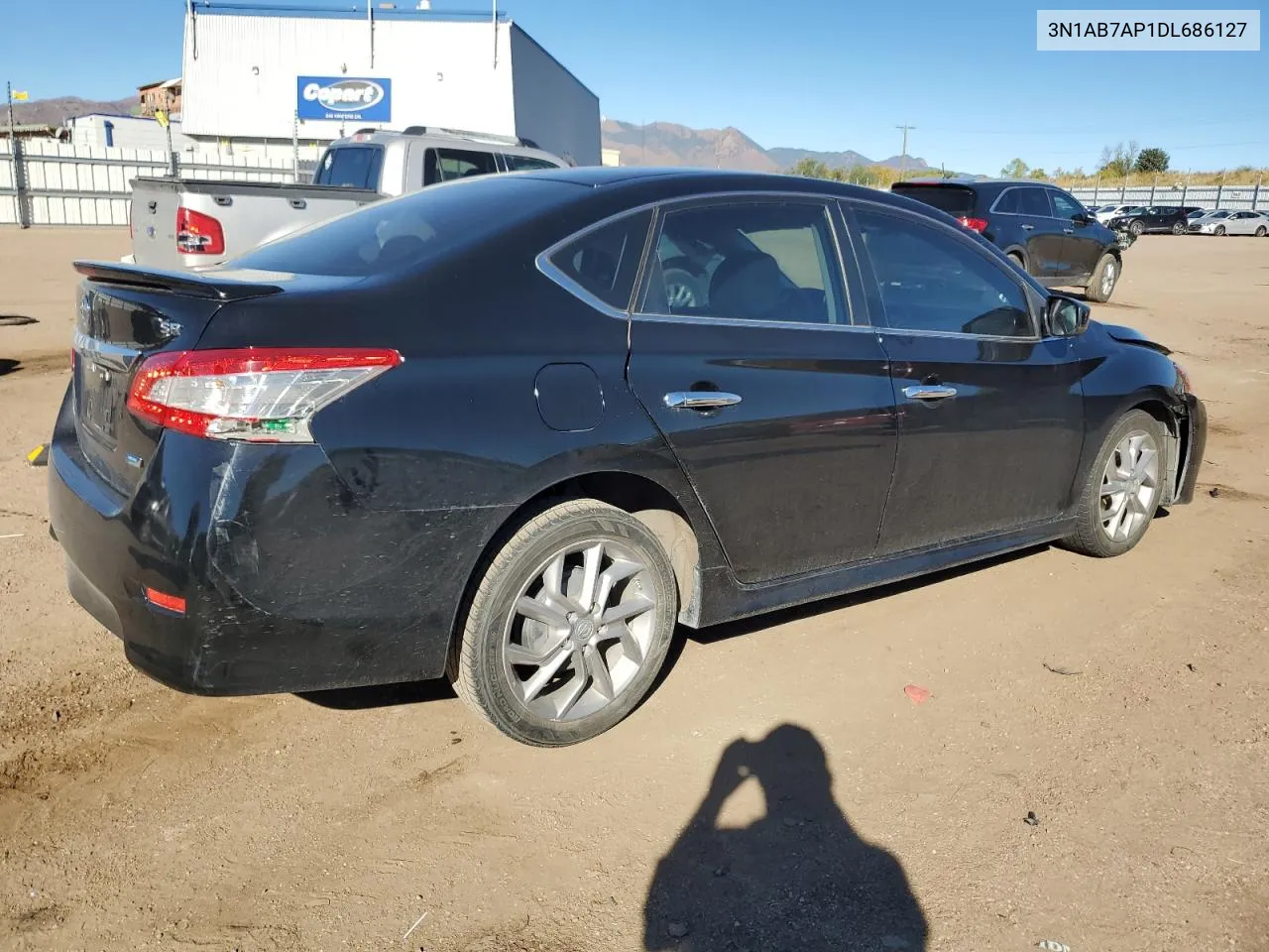 2013 Nissan Sentra S VIN: 3N1AB7AP1DL686127 Lot: 76722324