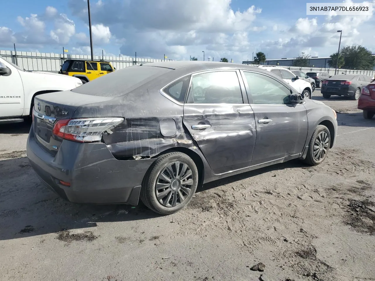 2013 Nissan Sentra S VIN: 3N1AB7AP7DL656923 Lot: 76789924