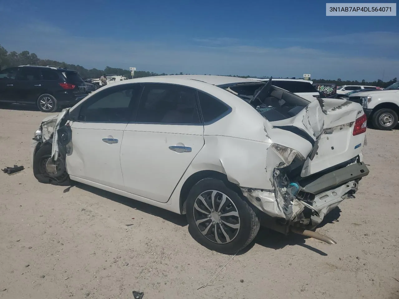 2013 Nissan Sentra S VIN: 3N1AB7AP4DL564071 Lot: 76918554