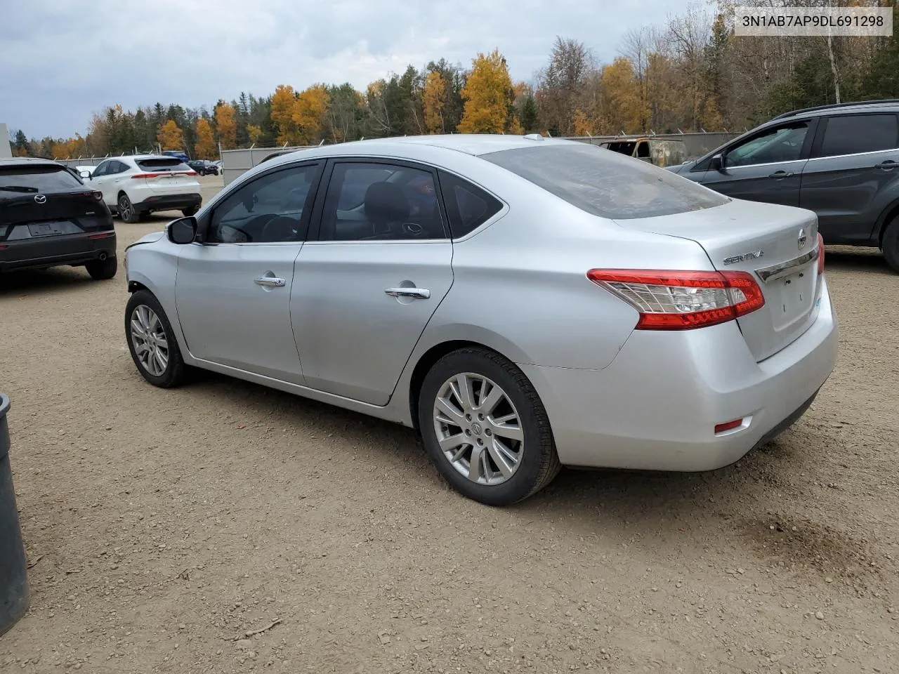 2013 Nissan Sentra S VIN: 3N1AB7AP9DL691298 Lot: 76992234