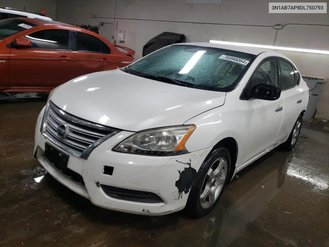 2013 Nissan Sentra S VIN: 3N1AB7AP8DL750793 Lot: 76998064