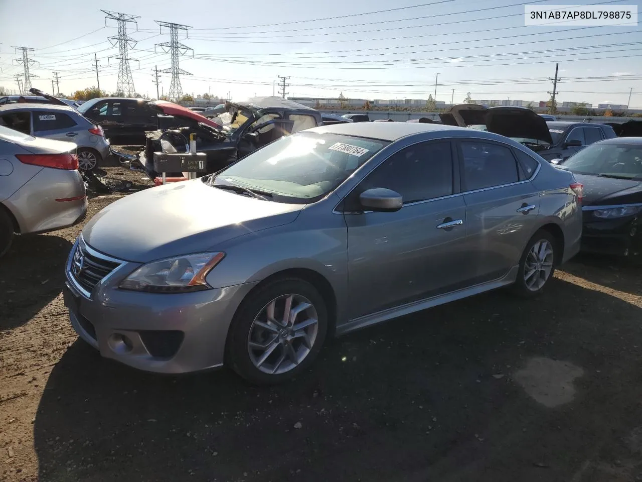 2013 Nissan Sentra S VIN: 3N1AB7AP8DL798875 Lot: 77580764