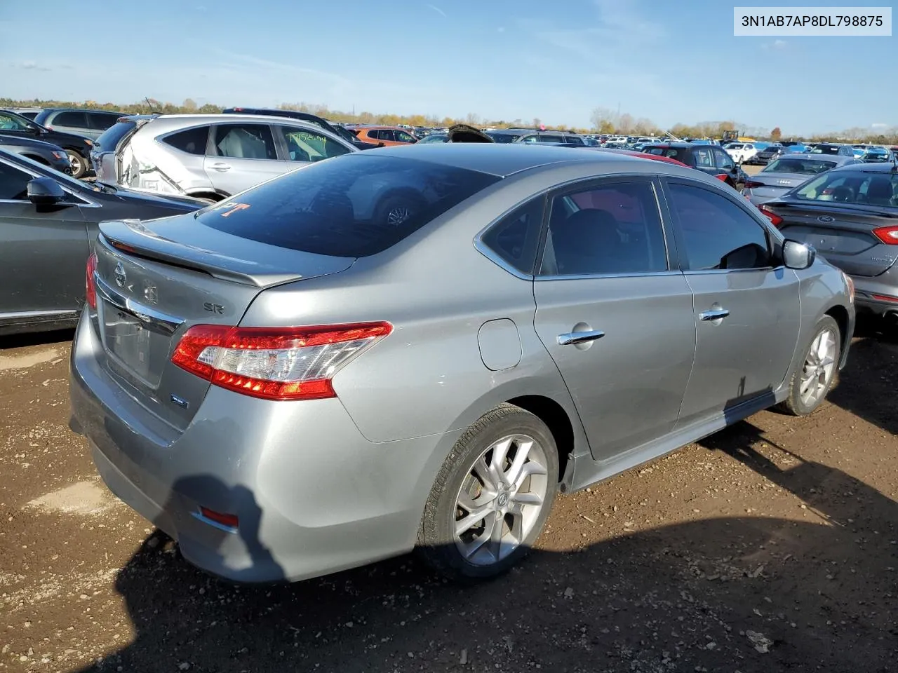 2013 Nissan Sentra S VIN: 3N1AB7AP8DL798875 Lot: 77580764