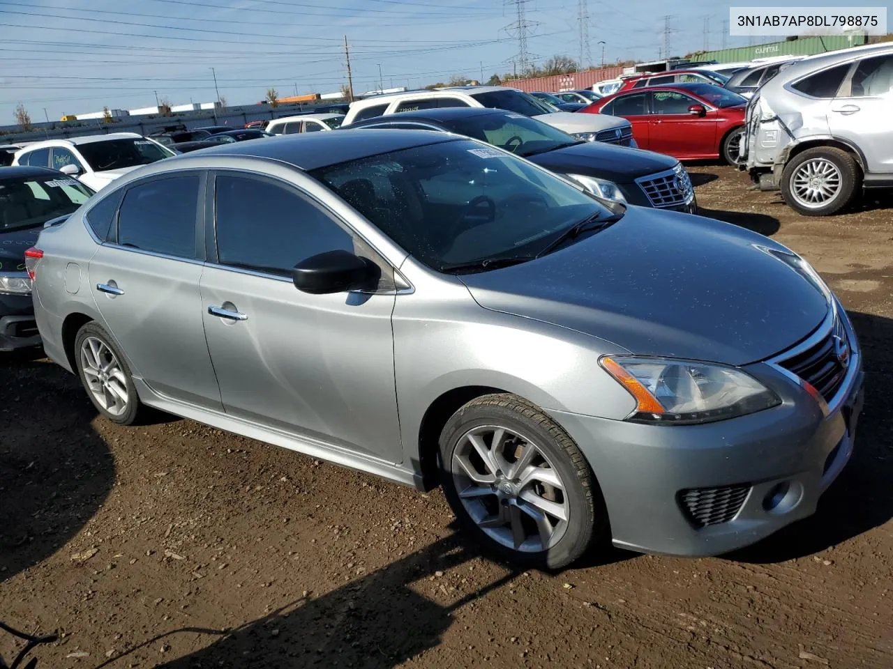 2013 Nissan Sentra S VIN: 3N1AB7AP8DL798875 Lot: 77580764