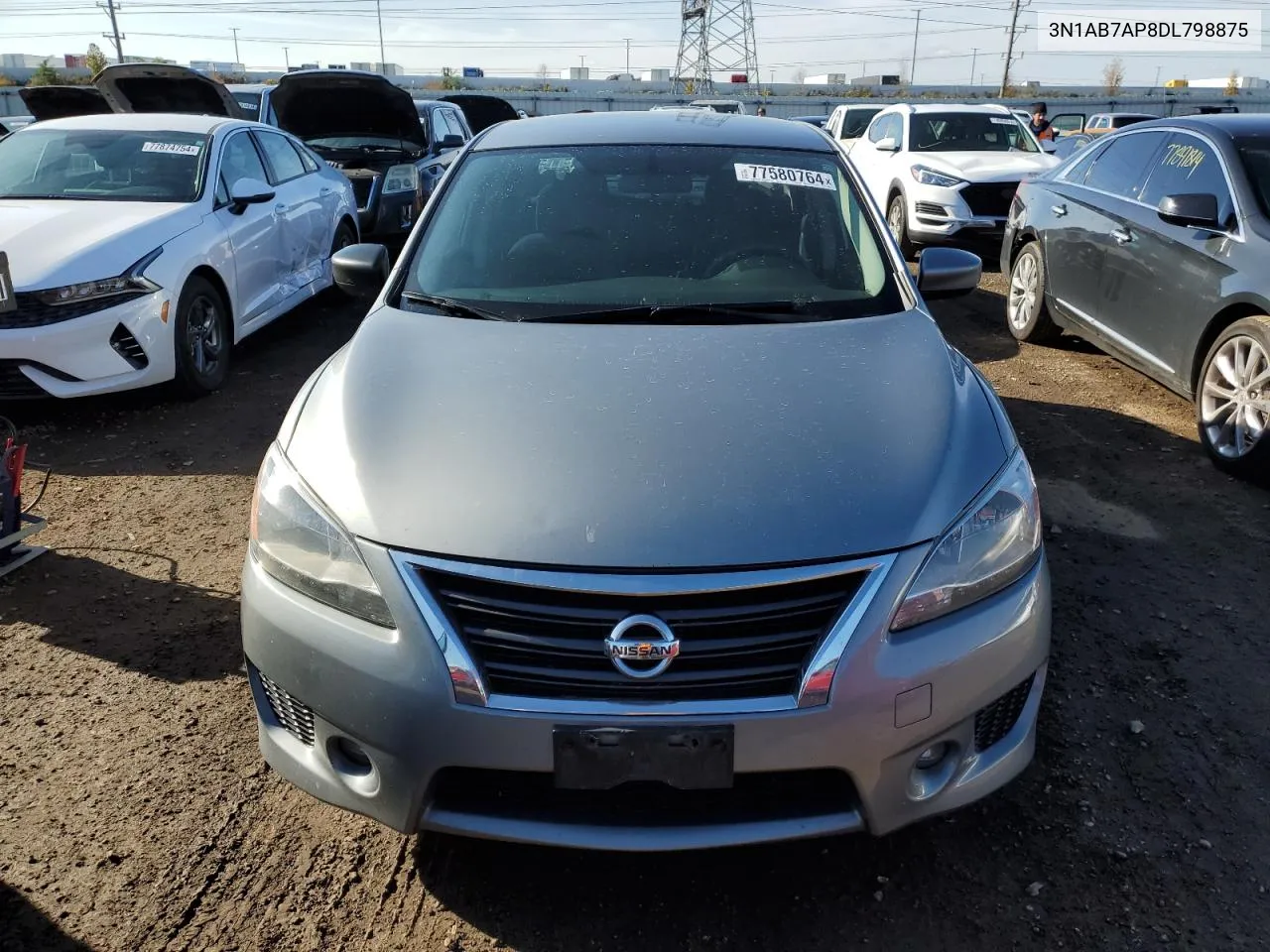 2013 Nissan Sentra S VIN: 3N1AB7AP8DL798875 Lot: 77580764