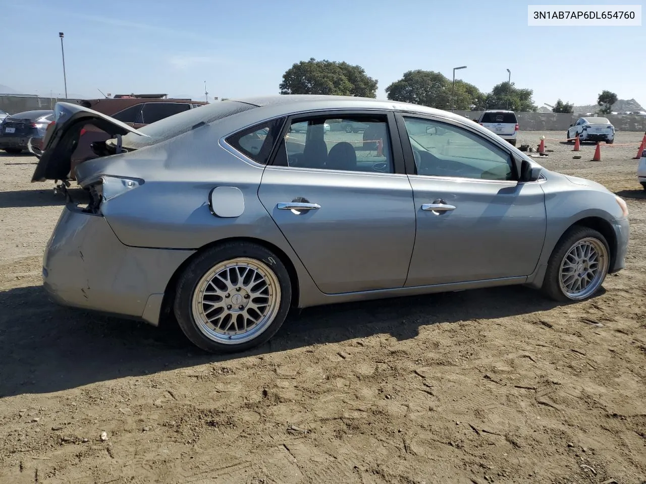 2013 Nissan Sentra S VIN: 3N1AB7AP6DL654760 Lot: 77632614