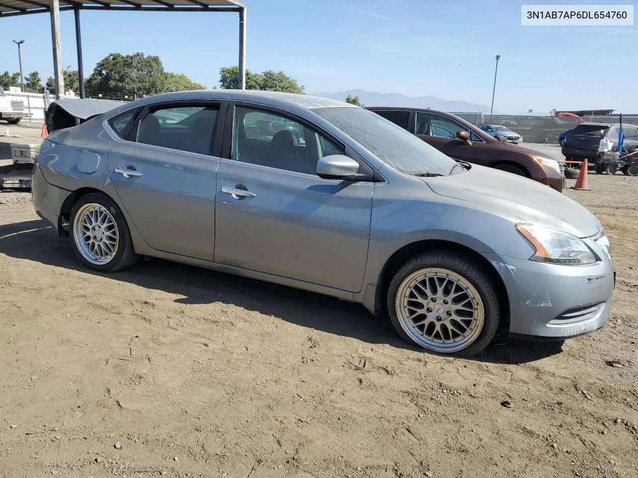 2013 Nissan Sentra S VIN: 3N1AB7AP6DL654760 Lot: 77632614