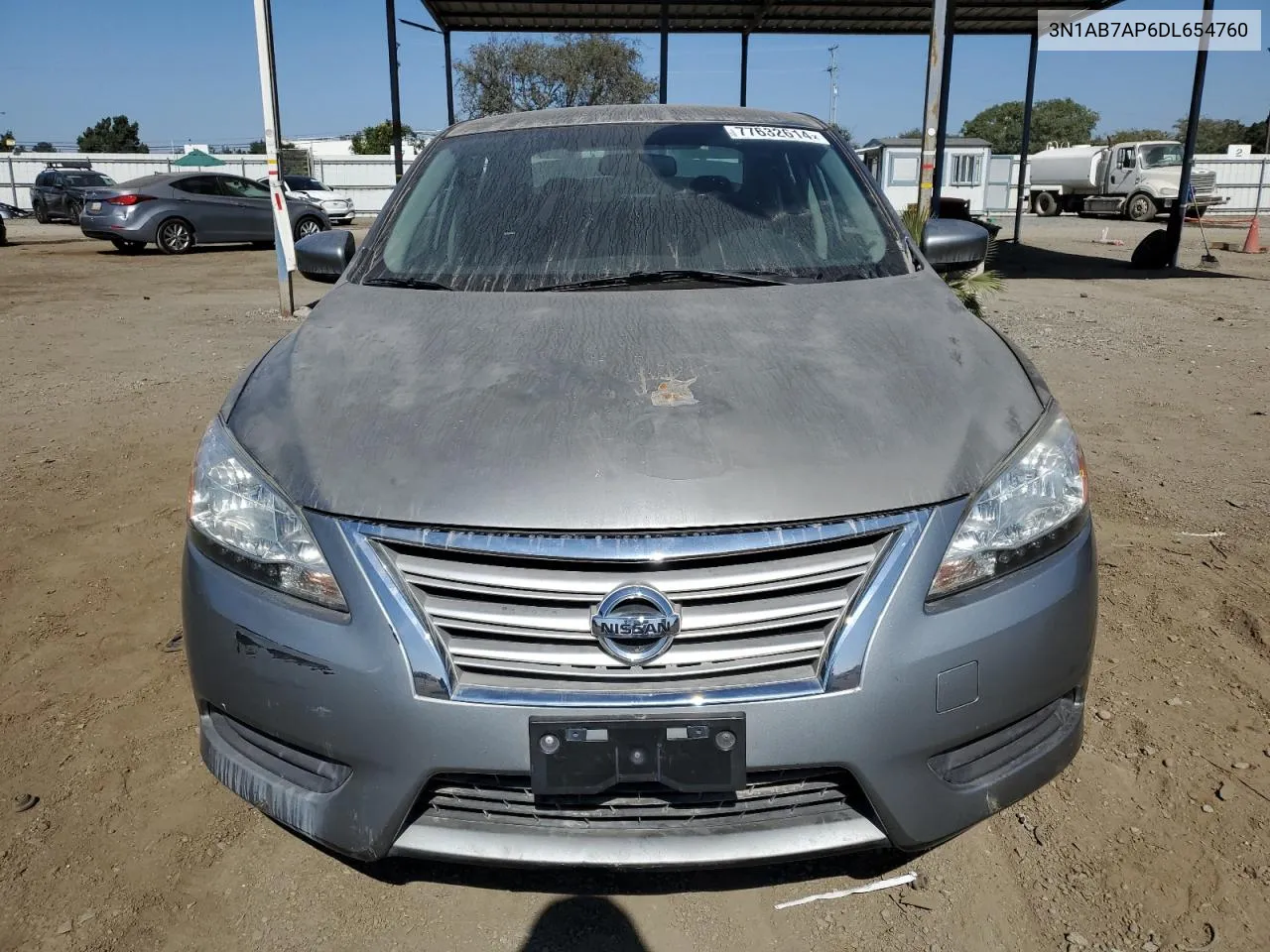 2013 Nissan Sentra S VIN: 3N1AB7AP6DL654760 Lot: 77632614