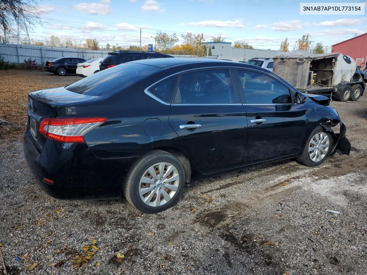 2013 Nissan Sentra S VIN: 3N1AB7AP1DL773154 Lot: 77636944