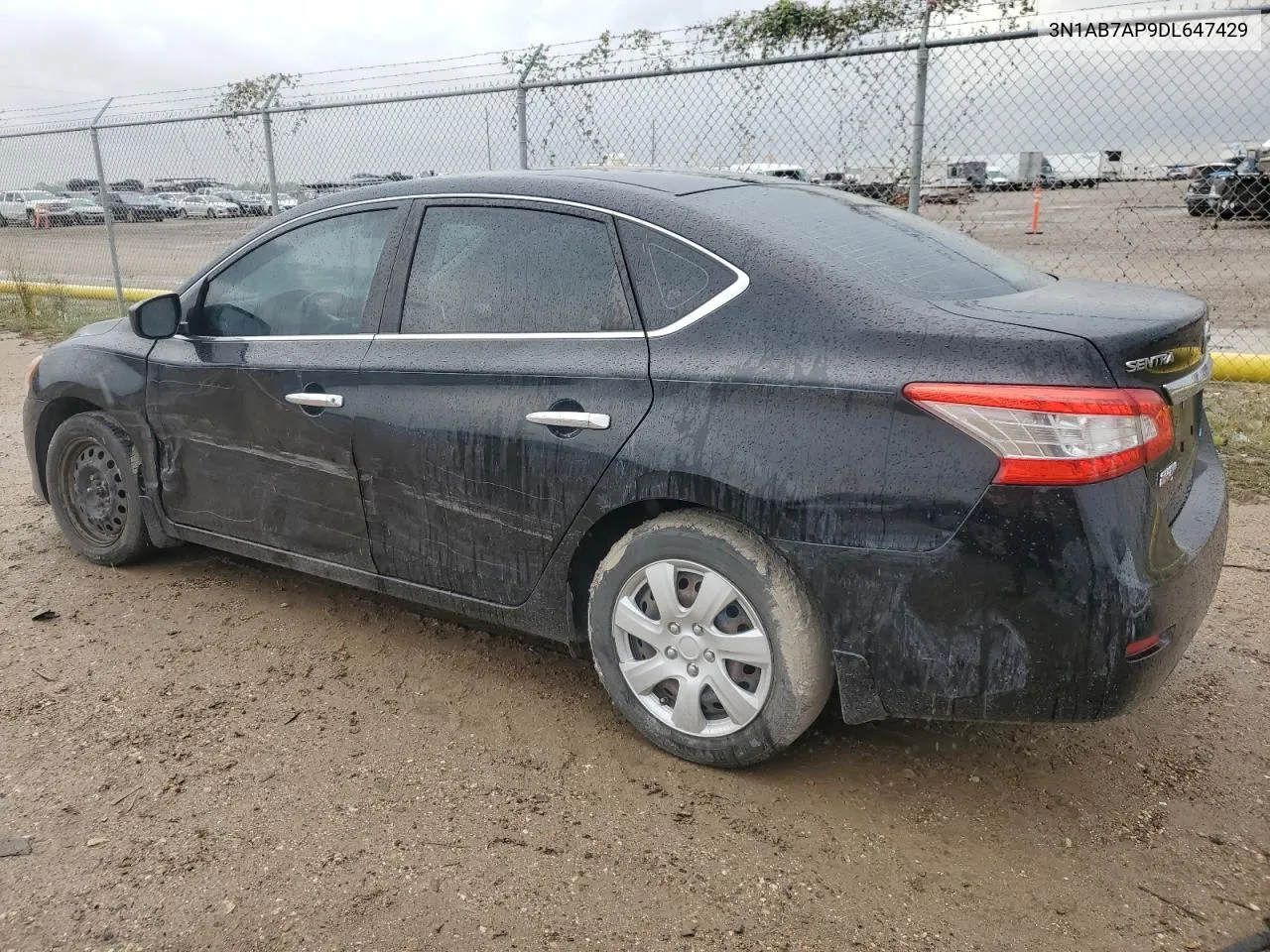 2013 Nissan Sentra S VIN: 3N1AB7AP9DL647429 Lot: 77686234