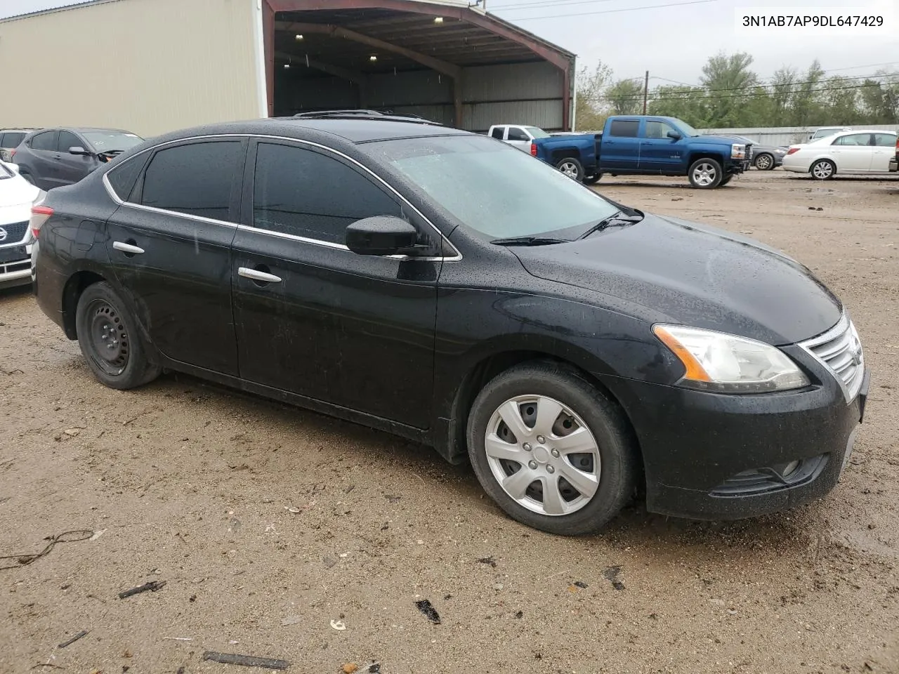 2013 Nissan Sentra S VIN: 3N1AB7AP9DL647429 Lot: 77686234