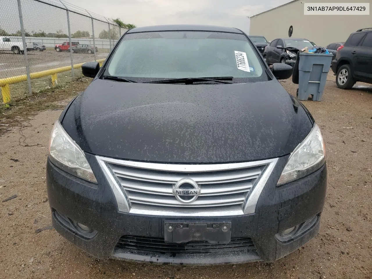 2013 Nissan Sentra S VIN: 3N1AB7AP9DL647429 Lot: 77686234