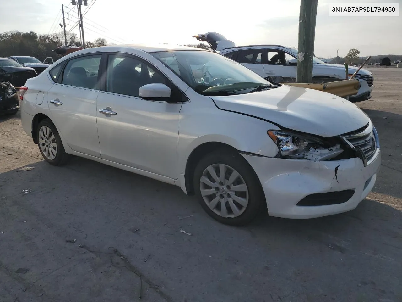 2013 Nissan Sentra S VIN: 3N1AB7AP9DL794950 Lot: 78150764