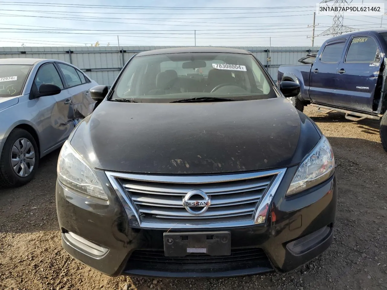 2013 Nissan Sentra S VIN: 3N1AB7AP9DL621462 Lot: 78308004