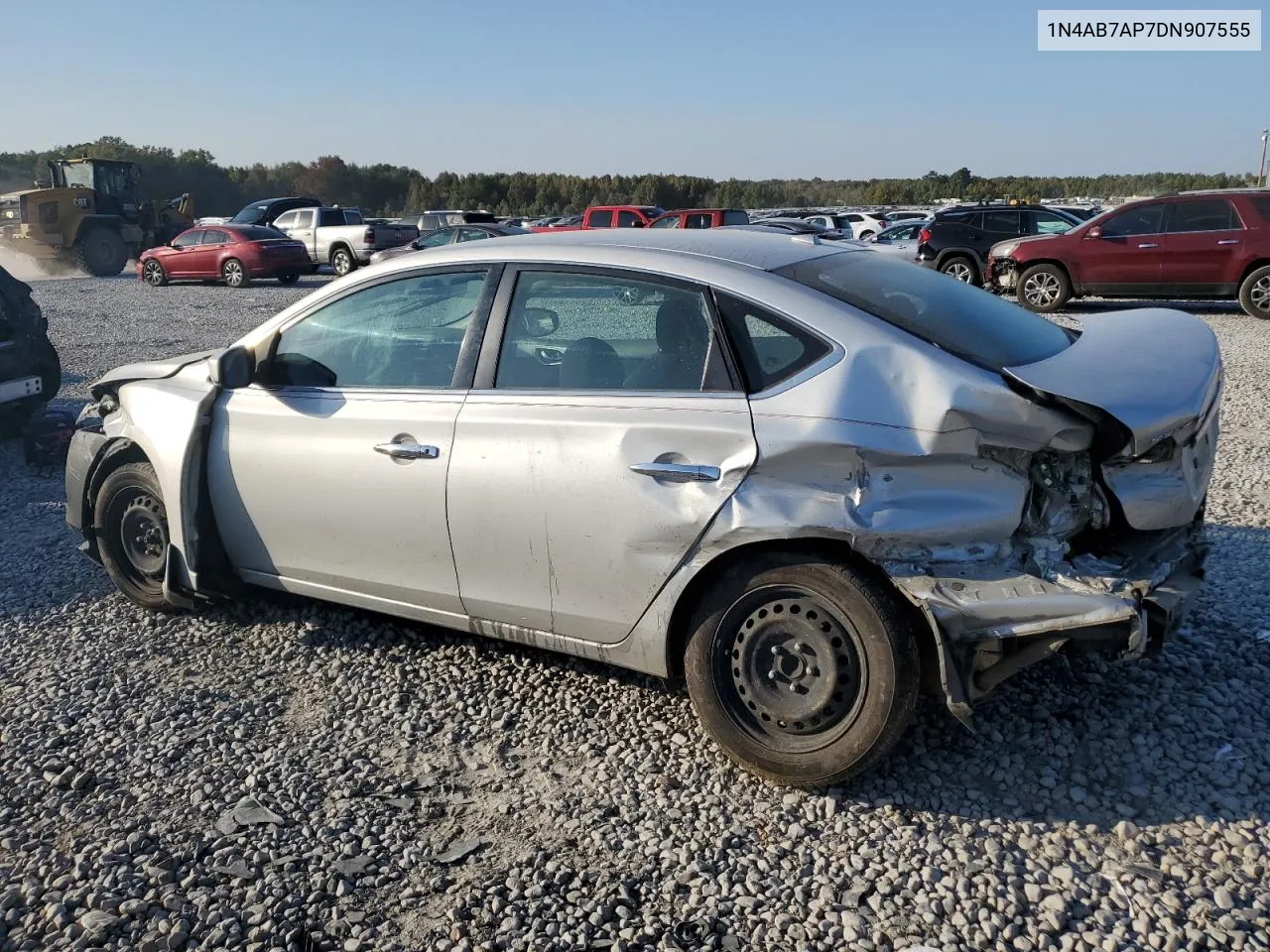 2013 Nissan Sentra S VIN: 1N4AB7AP7DN907555 Lot: 78326814