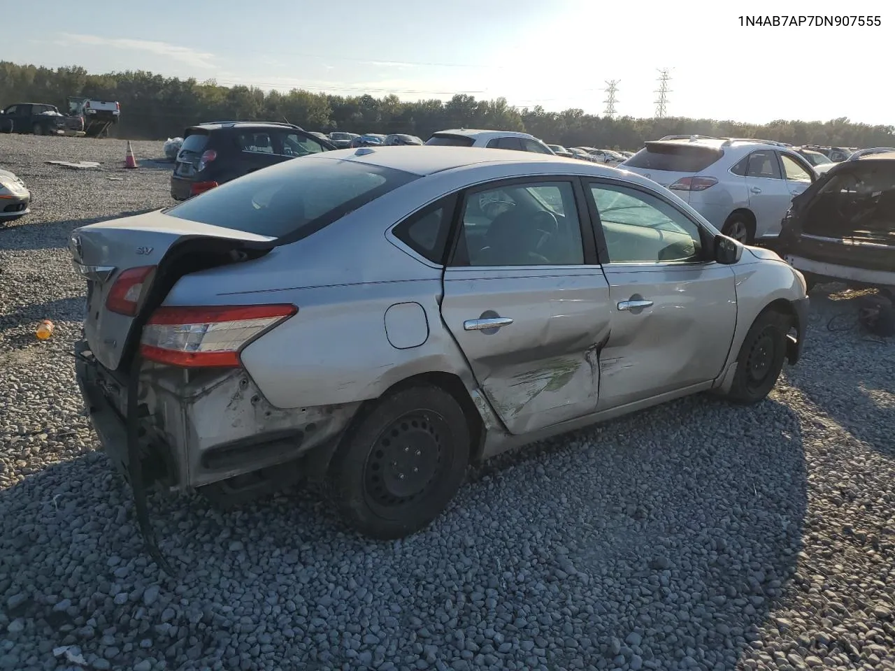 2013 Nissan Sentra S VIN: 1N4AB7AP7DN907555 Lot: 78326814