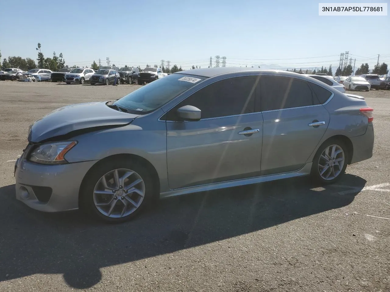 2013 Nissan Sentra S VIN: 3N1AB7AP5DL778681 Lot: 78328874