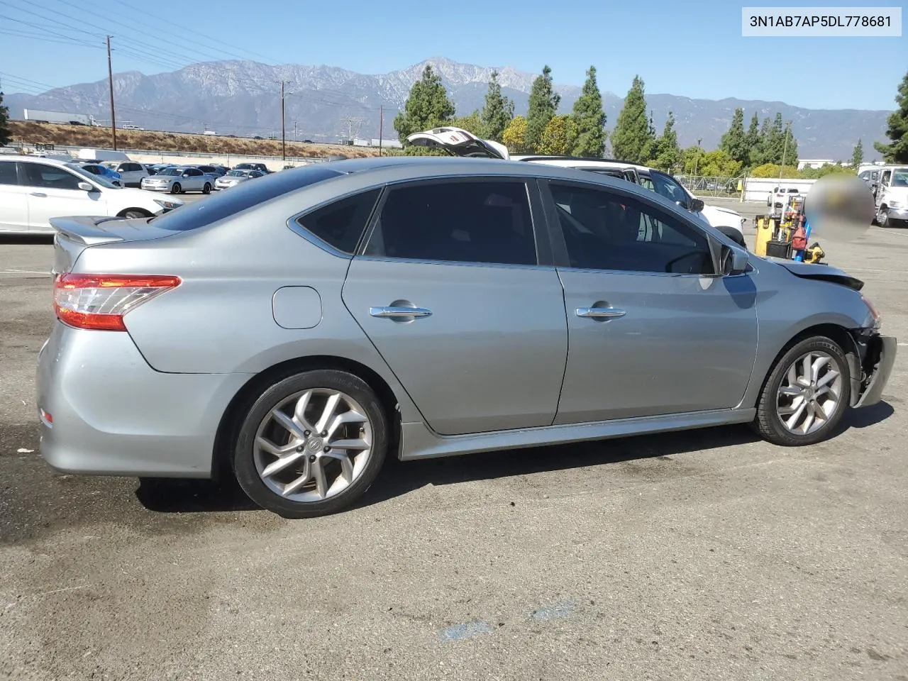 2013 Nissan Sentra S VIN: 3N1AB7AP5DL778681 Lot: 78328874