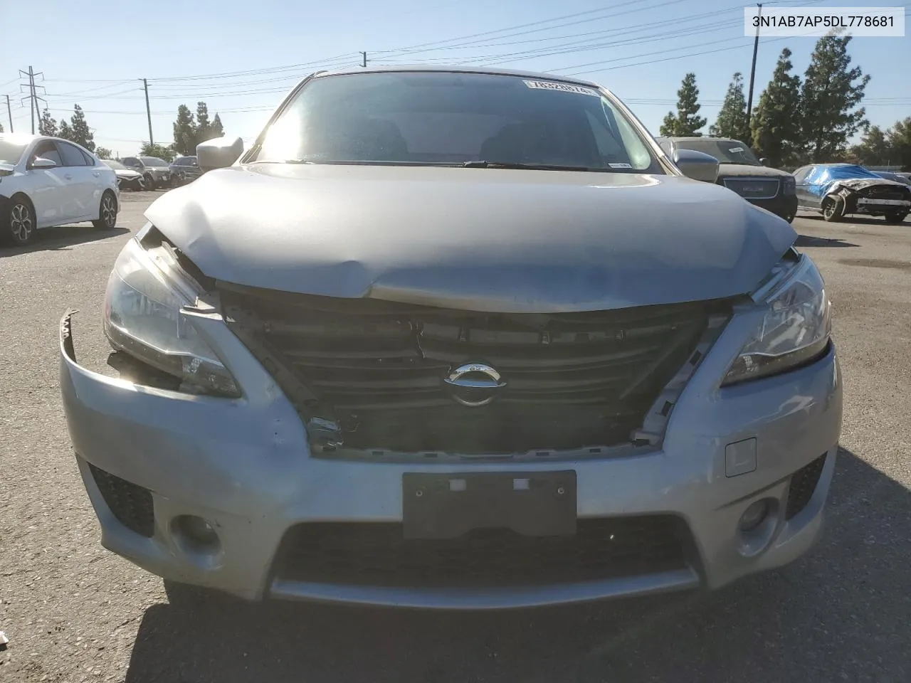 2013 Nissan Sentra S VIN: 3N1AB7AP5DL778681 Lot: 78328874