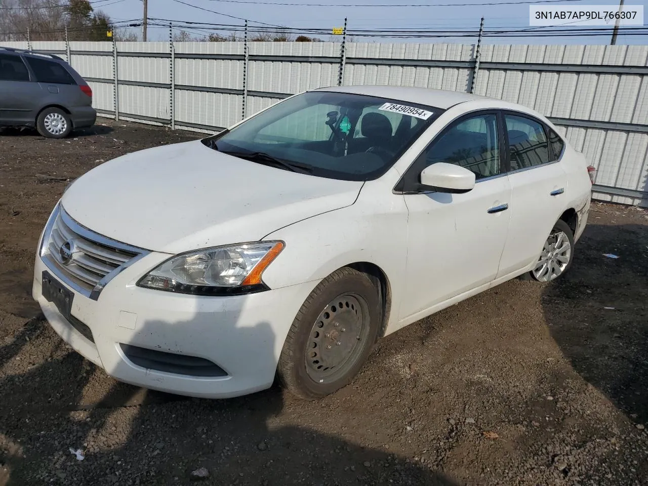 2013 Nissan Sentra S VIN: 3N1AB7AP9DL766307 Lot: 78490954