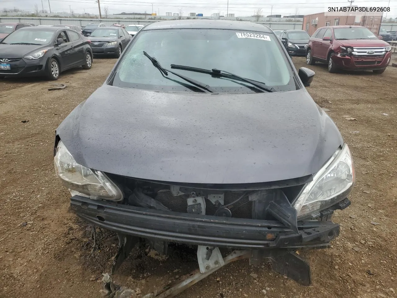 2013 Nissan Sentra S VIN: 3N1AB7AP3DL692608 Lot: 78523284