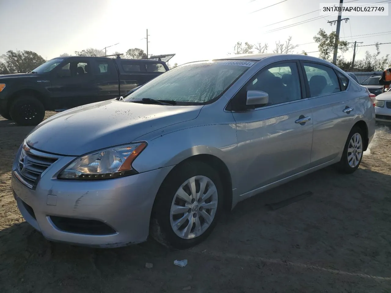 2013 Nissan Sentra S VIN: 3N1AB7AP4DL627749 Lot: 78530884