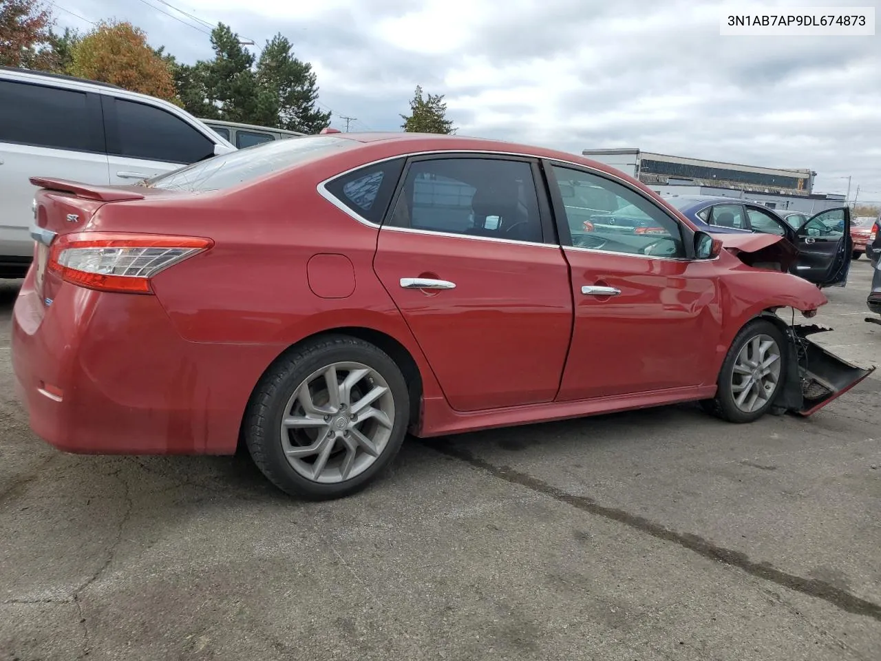 2013 Nissan Sentra S VIN: 3N1AB7AP9DL674873 Lot: 78796624