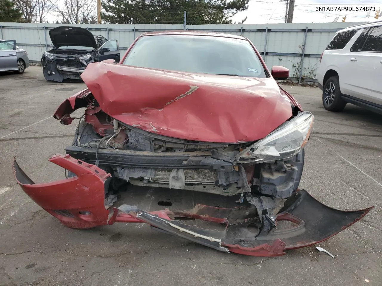 2013 Nissan Sentra S VIN: 3N1AB7AP9DL674873 Lot: 78796624