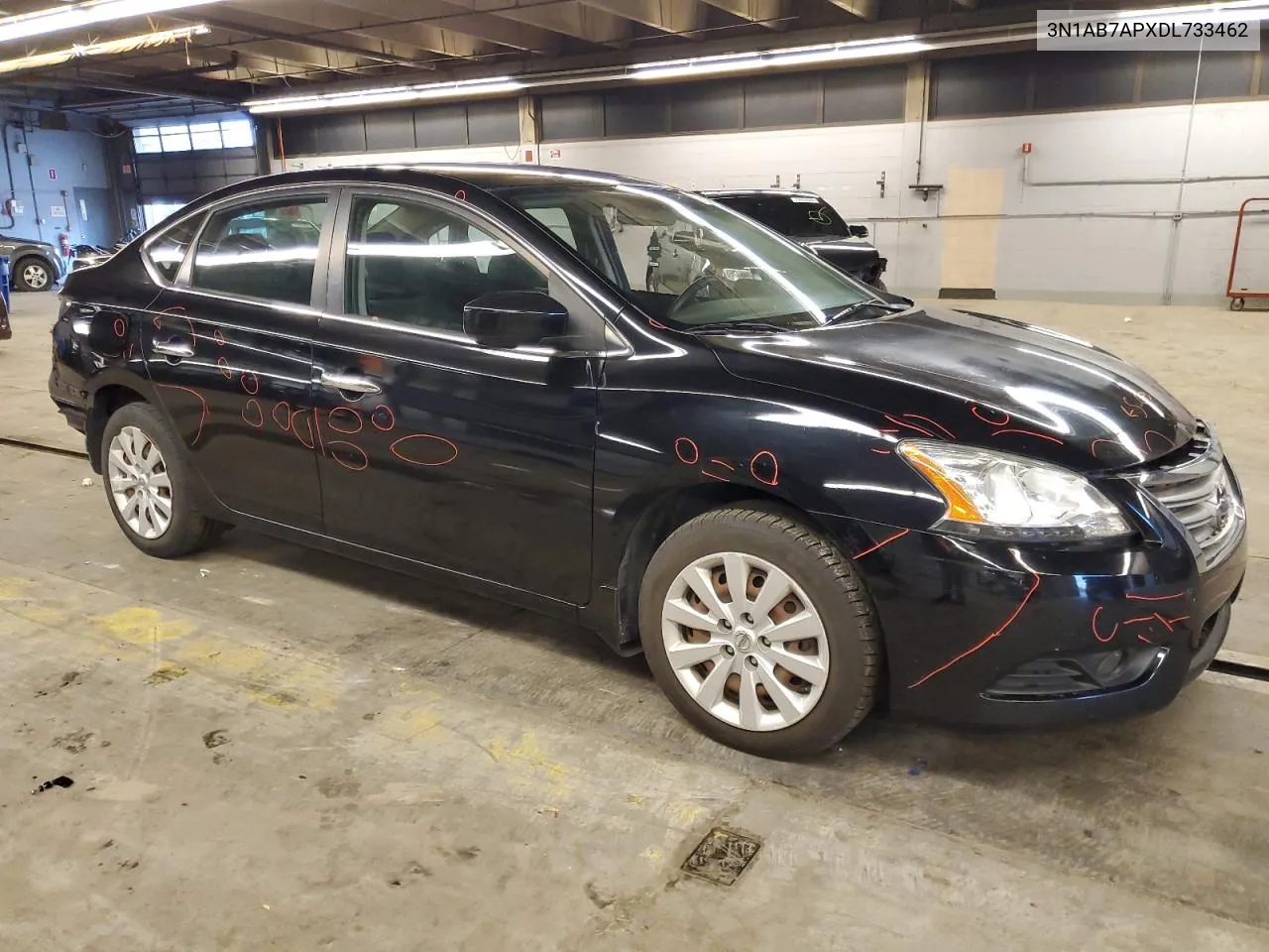 2013 Nissan Sentra S VIN: 3N1AB7APXDL733462 Lot: 79247794