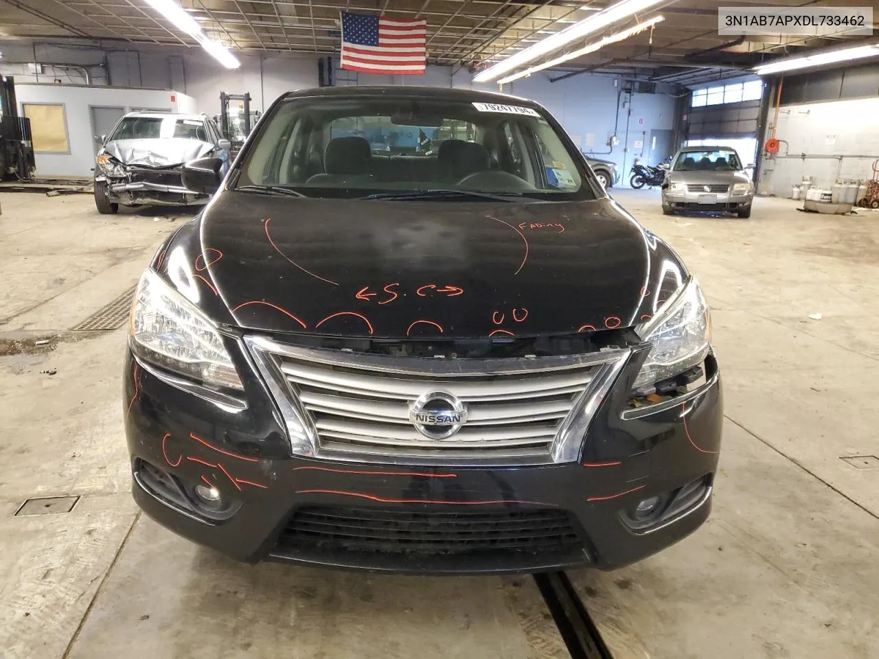 2013 Nissan Sentra S VIN: 3N1AB7APXDL733462 Lot: 79247794