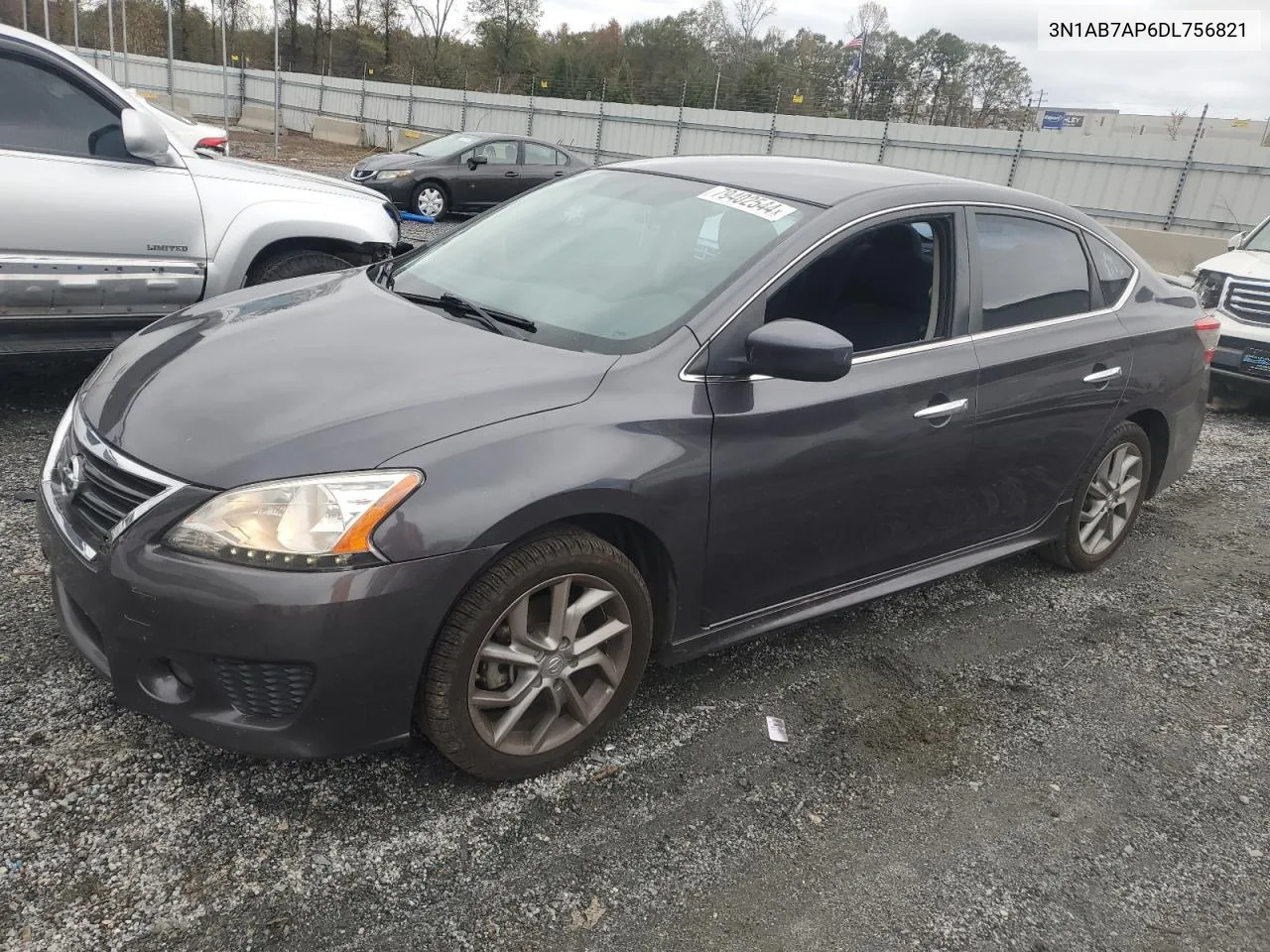 2013 Nissan Sentra S VIN: 3N1AB7AP6DL756821 Lot: 79402544