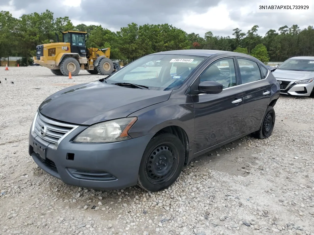 2013 Nissan Sentra S VIN: 3N1AB7APXDL733929 Lot: 79611604