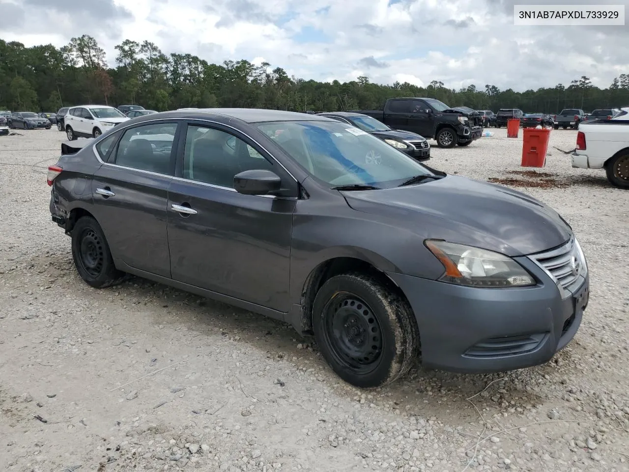 2013 Nissan Sentra S VIN: 3N1AB7APXDL733929 Lot: 79611604