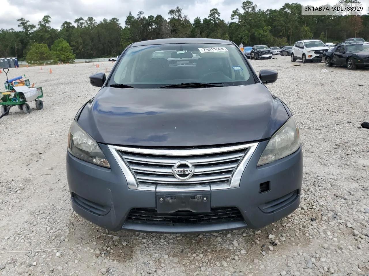 2013 Nissan Sentra S VIN: 3N1AB7APXDL733929 Lot: 79611604