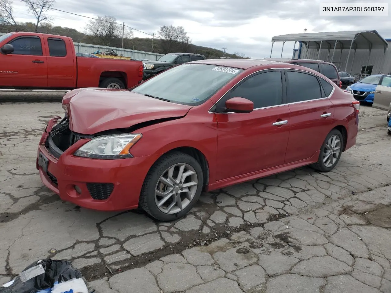 2013 Nissan Sentra S VIN: 3N1AB7AP3DL560397 Lot: 79993144