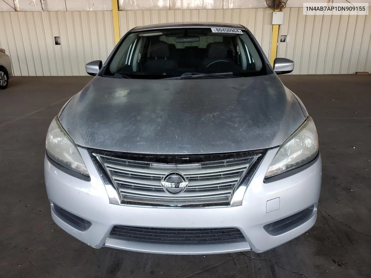 2013 Nissan Sentra S VIN: 1N4AB7AP1DN909155 Lot: 80450964