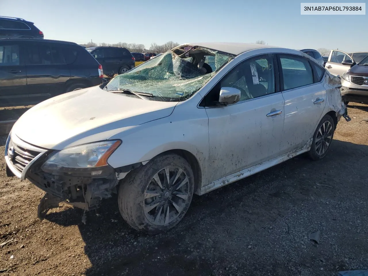 2013 Nissan Sentra S VIN: 3N1AB7AP6DL793884 Lot: 80612574