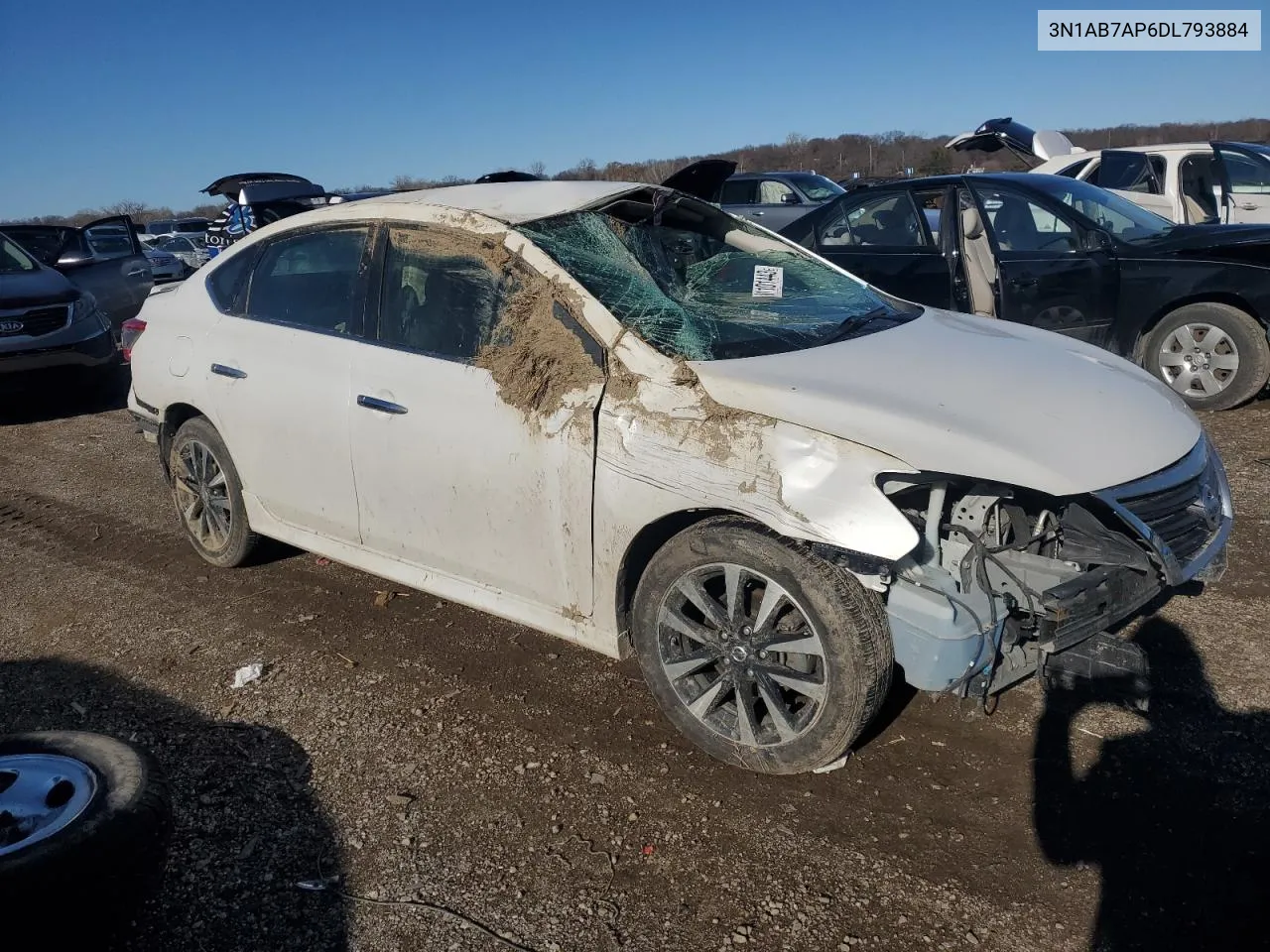 2013 Nissan Sentra S VIN: 3N1AB7AP6DL793884 Lot: 80612574