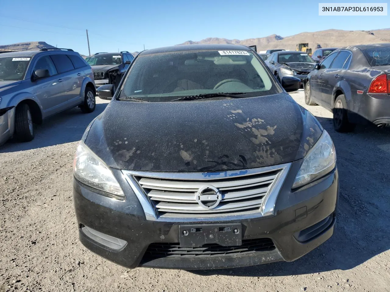 2013 Nissan Sentra S VIN: 3N1AB7AP3DL616953 Lot: 81417823