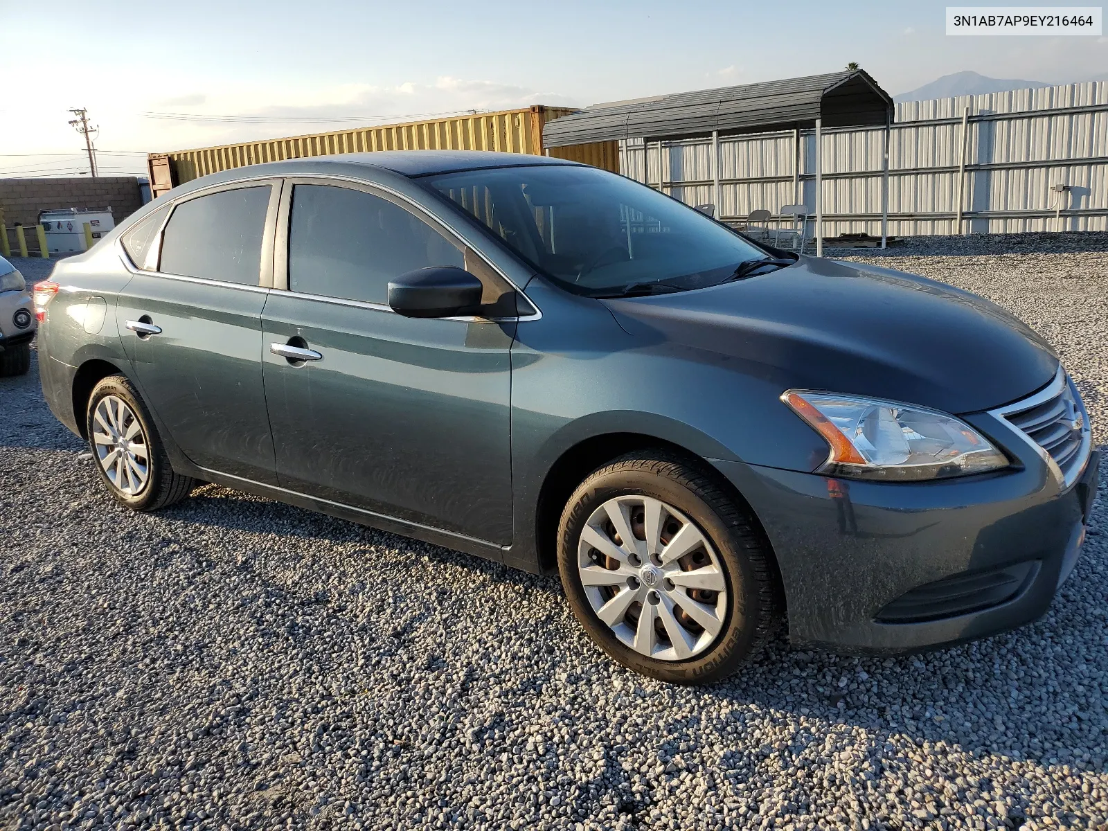 2014 Nissan Sentra S VIN: 3N1AB7AP9EY216464 Lot: 45962504