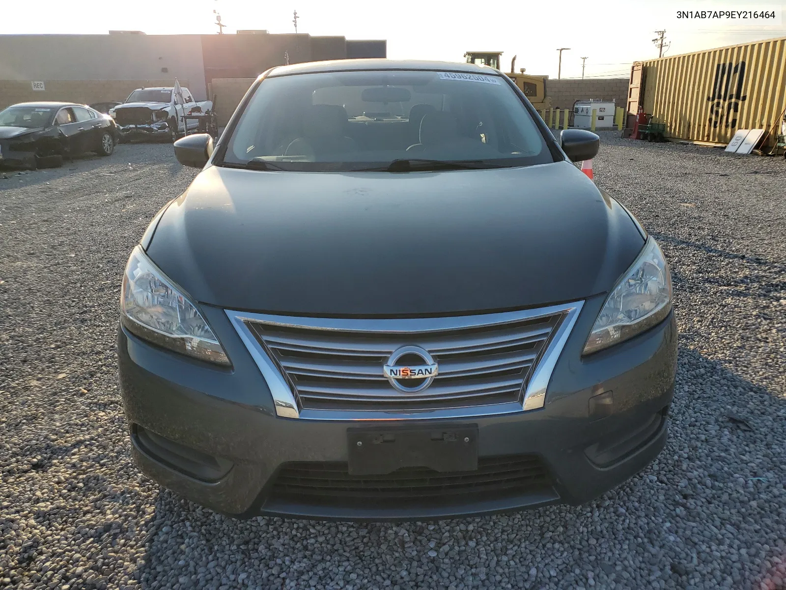 2014 Nissan Sentra S VIN: 3N1AB7AP9EY216464 Lot: 45962504