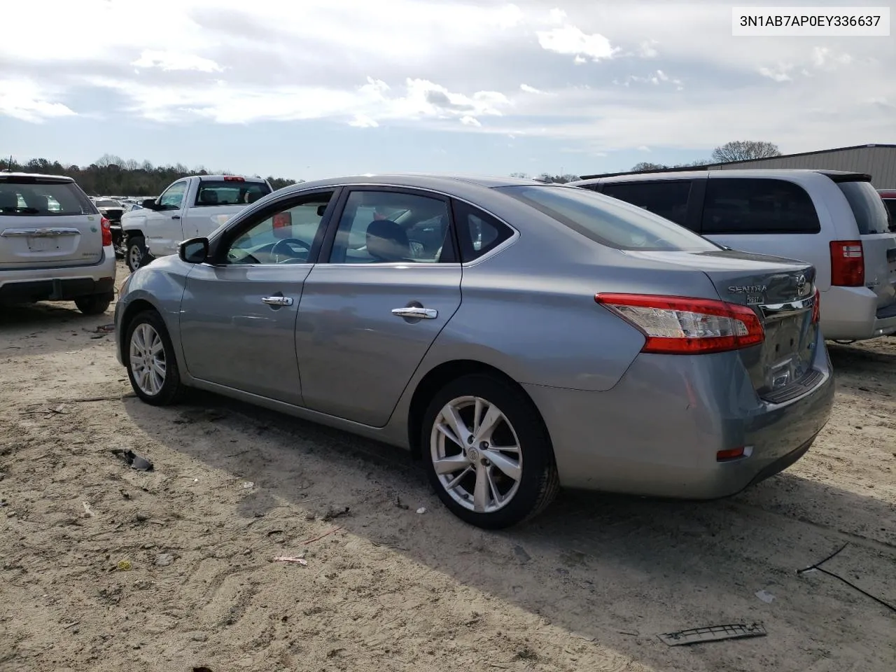 2014 Nissan Sentra S VIN: 3N1AB7AP0EY336637 Lot: 47081784