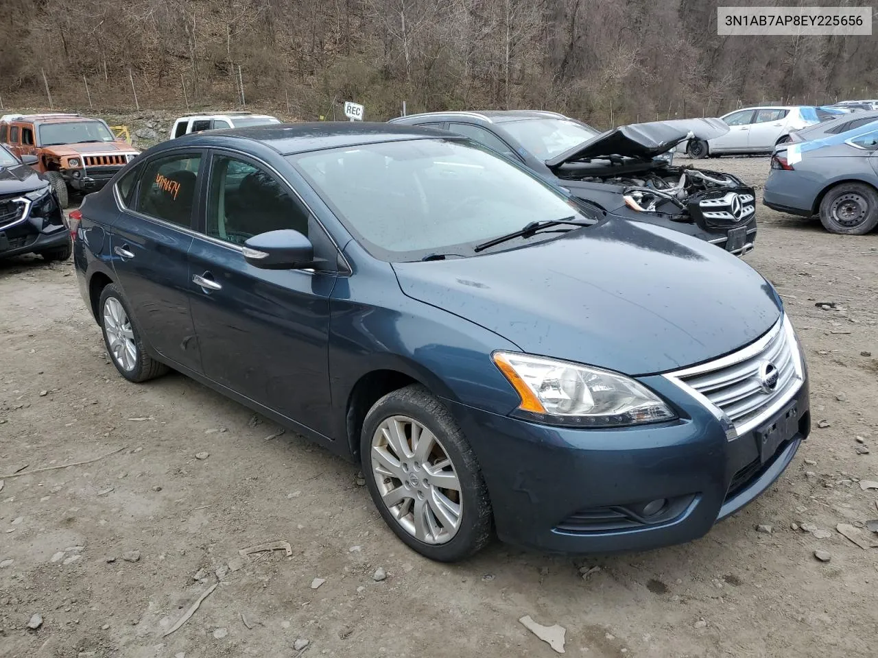 2014 Nissan Sentra S VIN: 3N1AB7AP8EY225656 Lot: 49190674